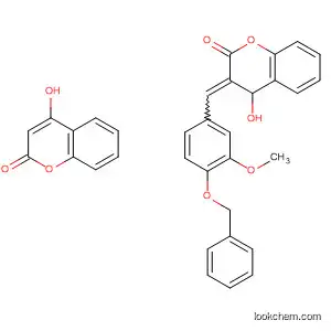 Molecular Structure of 215118-78-8 (2H-1-Benzopyran-2-one,
3,3'-[[3-methoxy-4-(phenylmethoxy)phenyl]methylene]bis[4-hydroxy-)
