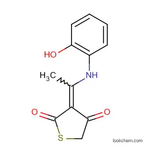 Molecular Structure of 300695-95-8 (2,4(3H,5H)-Thiophenedione, 3-[1-[(2-hydroxyphenyl)amino]ethylidene]-)