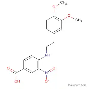 Molecular Structure of 309942-98-1 (Benzoic acid, 4-[[2-(3,4-dimethoxyphenyl)ethyl]amino]-3-nitro-)
