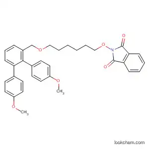 Molecular Structure of 313520-58-0 (1H-Isoindole-1,3(2H)-dione,
2-[[6-[bis(4-methoxyphenyl)phenylmethoxy]hexyl]oxy]-)