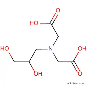 Molecular Structure of 32013-58-4 (Glycine, N-(carboxymethyl)-N-(2,3-dihydroxypropyl)-)