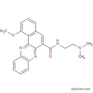 Molecular Structure of 346688-84-4 (Benzo[a]phenazine-11-carboxamide,
N-[2-(dimethylamino)ethyl]-4-methoxy-)