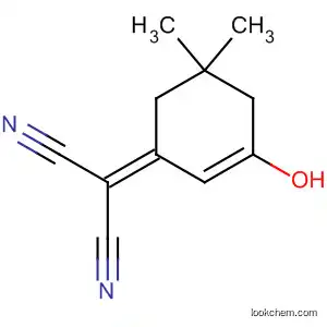 Molecular Structure of 39518-69-9 (Propanedinitrile, (3-hydroxy-5,5-dimethyl-2-cyclohexen-1-ylidene)-)