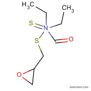 Molecular Structure of 3963-16-4 (Carbamodithioic acid, diethyl-, oxiranylmethyl ester)