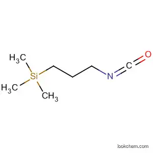 Molecular Structure of 4543-09-3 (Silane, (3-isocyanatopropyl)trimethyl-)