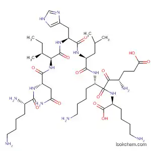 Molecular Structure of 468715-37-9 (L-Lysine,
L-lysyl-L-asparaginyl-L-isoleucyl-L-histidyl-L-leucyl-L-a-glutamyl-L-lysyl-)