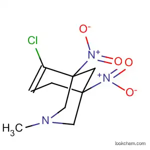 Molecular Structure of 90415-97-7 (3-Azabicyclo[3.3.1]non-6-ene, 6-chloro-3-methyl-1,5-dinitro-)