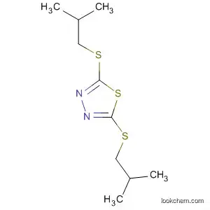 Molecular Structure of 99977-37-4 (1,3,4-Thiadiazole, 2,5-bis[(2-methylpropyl)thio]-)