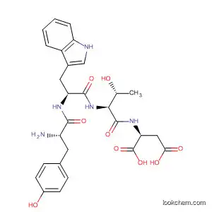 Molecular Structure of 524729-88-2 (L-Aspartic acid, L-tyrosyl-L-tryptophyl-L-threonyl-)