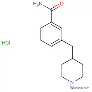 Molecular Structure of 584555-73-7 (Benzamide, 3-(4-piperidinylmethyl)-, monohydrochloride)