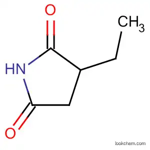 Molecular Structure of 58467-27-9 (2,5-Pyrrolidinedione, 3-ethyl-)