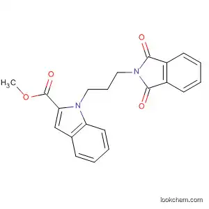 Molecular Structure of 765301-26-6 (1H-Indole-2-carboxylic acid,
1-[3-(1,3-dihydro-1,3-dioxo-2H-isoindol-2-yl)propyl]-, methyl ester)