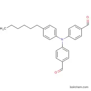 Molecular Structure of 785808-12-0 (Benzaldehyde, 4,4'-[(4-hexylphenyl)imino]bis-)