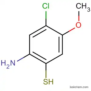 Molecular Structure of 80689-23-2 (Benzenethiol, 2-amino-4-chloro-5-methoxy-)