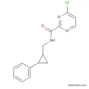Molecular Structure of 840490-93-9 (3-Pyridazinecarboxamide, 6-chloro-N-[(2-phenylcyclopropyl)methyl]-)