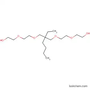 Molecular Structure of 842143-02-6 (3,6,10,13-Tetraoxapentadecane-1,15-diol, 8-butyl-8-ethyl-)