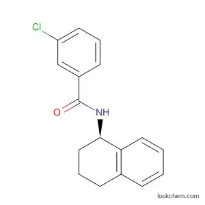 Molecular Structure of 844900-79-4 (Benzamide, 3-chloro-N-[(1R)-1,2,3,4-tetrahydro-1-naphthalenyl]-)