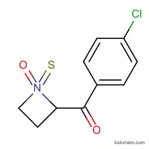 Molecular Structure of 856868-95-6 (1,2-Thiazetidine, 2-(4-chlorobenzoyl)-, 1,1-dioxide)