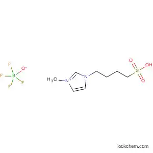 Molecular Structure of 870079-69-9 (1H-Imidazolium, 1-methyl-3-(4-sulfobutyl)-, tetrafluoroborate(1-))