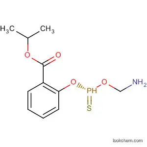 Molecular Structure of 870091-70-6 (Benzoic acid, 2-[[(R)-aminomethoxyphosphinothioyl]oxy]-, 1-methylethyl
ester)