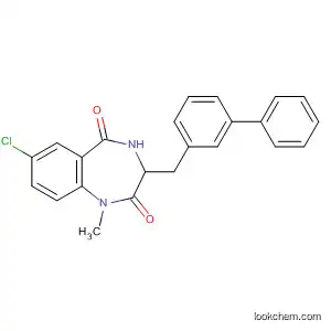 Molecular Structure of 870517-26-3 (1H-1,4-Benzodiazepine-2,5-dione,
3-([1,1'-biphenyl]-3-ylmethyl)-7-chloro-3,4-dihydro-1-methyl-)