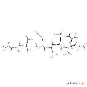 Molecular Structure of 872579-75-4 (L-Valine,
L-threonyl-L-alanyl-L-leucylglycyl-L-lysyl-L-leucyl-L-glutaminyl-L-a-aspartyl-L
-valyl-)