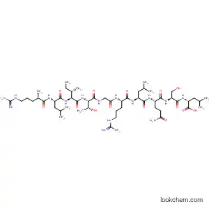 Molecular Structure of 872579-76-5 (L-Leucine,
L-arginyl-L-leucyl-L-isoleucyl-L-threonylglycyl-L-arginyl-L-leucyl-L-glutaminyl
-L-seryl-)