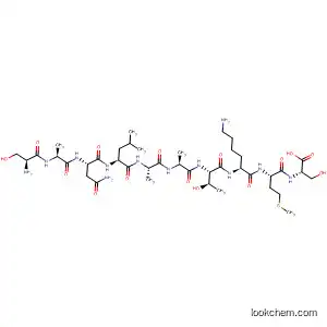 Molecular Structure of 872579-78-7 (L-Serine,
L-seryl-L-alanyl-L-asparaginyl-L-leucyl-L-alanyl-L-alanyl-L-threonyl-L-lysyl-L-
methionyl-)