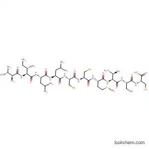 Molecular Structure of 872579-91-4 (L-Cysteine,
L-threonyl-L-isoleucyl-L-leucyl-L-leucyl-L-cysteinyl-L-cysteinyl-L-methionyl-L
-threonyl-L-seryl-)