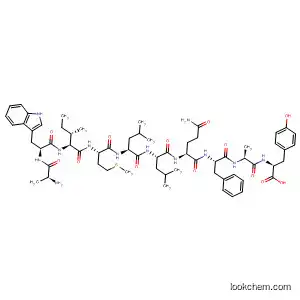 Molecular Structure of 872579-96-9 (L-Tyrosine,
L-alanyl-L-tryptophyl-L-isoleucyl-L-methionyl-L-leucyl-L-leucyl-L-glutaminyl-L
-phenylalanyl-L-alanyl-)