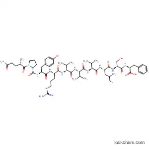 Molecular Structure of 872580-06-8 (L-Phenylalanine,
L-glutaminyl-L-prolyl-L-tyrosyl-L-arginyl-L-valyl-L-valyl-L-valyl-L-leucyl-L-seryl
-)