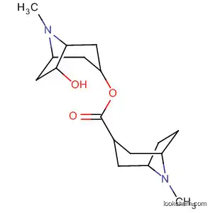 Molecular Structure of 872599-46-7 (8-Azabicyclo[3.2.1]octane-3-carboxylic acid, 8-methyl-,
6-hydroxy-8-methyl-8-azabicyclo[3.2.1]oct-3-yl ester)