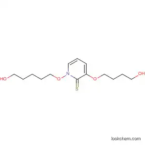 Molecular Structure of 873012-04-5 (2(1H)-Pyridinethione, 3-(4-hydroxybutoxy)-1-[(5-hydroxypentyl)oxy]-)
