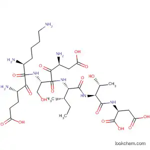 Molecular Structure of 873224-00-1 (L-Aspartic acid,
L-a-glutamyl-L-lysyl-L-a-aspartyl-L-seryl-L-isoleucyl-L-threonyl-)