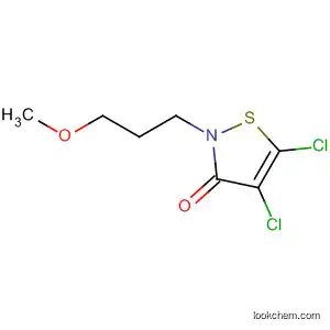 Molecular Structure of 873225-65-1 (3(2H)-Isothiazolone, 4,5-dichloro-2-(3-methoxypropyl)-)