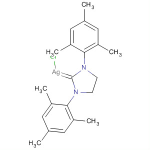 Silver, [1,3-bis(2,4,6-trimethylphenyl)imidazolidinylidene]chloro-(873297-18-8)