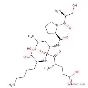 Molecular Structure of 873429-20-0 (L-Lysine, L-seryl-L-prolyl-L-a-glutamyl-L-leucyl-)