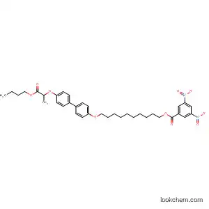 Molecular Structure of 873691-21-5 (Propanoic acid,
2-[[4'-[[10-[(3,5-dinitrobenzoyl)oxy]decyl]oxy][1,1'-biphenyl]-4-yl]oxy]-,
butyl ester, (2R)-)