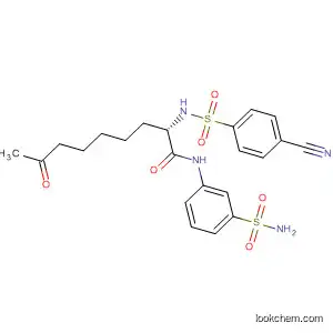 Nonanamide,
N-[3-(aminosulfonyl)phenyl]-2-[[(4-cyanophenyl)sulfonyl]amino]-8-oxo-,
(2S)-
