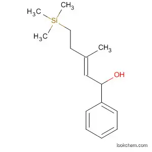 Molecular Structure of 874439-68-6 (Benzenemethanol, a-[(1E)-2-methyl-4-(trimethylsilyl)-1-butenyl]-)