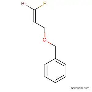 Benzene, [[[(2E)-3-bromo-3-fluoro-2-propenyl]oxy]methyl]-