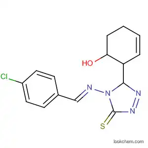 Molecular Structure of 875414-47-4 (3H-1,2,4-Triazole-3-thione,
4-[(E)-[(4-chlorophenyl)methylene]amino]-2,4-dihydro-5-(2-hydroxyphen
yl)-)