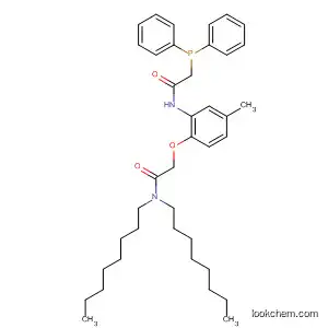 Molecular Structure of 875429-93-9 (Acetamide,
2-[2-[[(diphenylphosphinyl)acetyl]amino]-4-methylphenoxy]-N,N-dioctyl-)