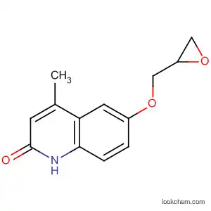 Molecular Structure of 875439-90-0 (2(1H)-Quinolinone, 4-methyl-6-(oxiranylmethoxy)-)