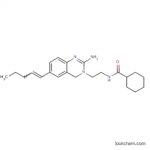 Cyclohexanecarboxamide,
N-[2-[2-amino-6-(1-pentenyl)-3(4H)-quinazolinyl]ethyl]-