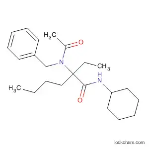 Molecular Structure of 877239-88-8 (Hexanamide, 2-[acetyl(phenylmethyl)amino]-N-cyclohexyl-2-ethyl-)