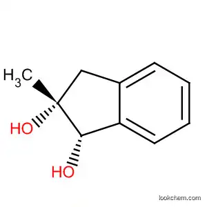 Molecular Structure of 880000-55-5 (1H-Indene-1,2-diol, 2,3-dihydro-2-methyl-, (1S,2R)-)