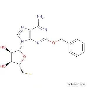 Molecular Structure of 883729-62-2 (Adenosine, 5'-deoxy-5'-fluoro-2-(phenylmethoxy)-)