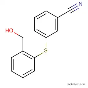 Molecular Structure of 888967-65-5 (Benzonitrile, 3-[[2-(hydroxymethyl)phenyl]thio]-)
