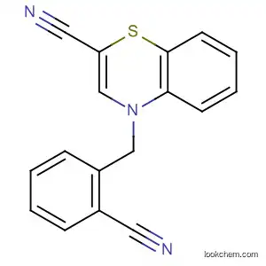 Molecular Structure of 889877-11-6 (4H-1,4-Benzothiazine-2-carbonitrile, 4-[(2-cyanophenyl)methyl]-)